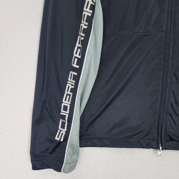 Ferrari Jacket Mens XL Navy Blue Full Zip Master Circle Of Fans Athletic Track - Picture 3 of 14
